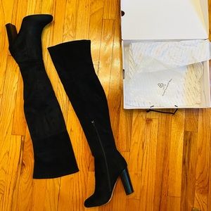 ALDO Black Over the Knee Boot 7.5